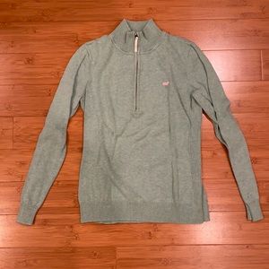 Vineyard vines green quarter zip